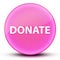 Donate eyeball glossy elegant pink round button abstract