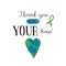 Donate Life awareness lettering