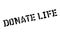 Donate Life rubber stamp