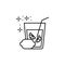 Donates, bakery icon. Element of Food and Drink icon. Thin line icon