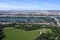 Donau park and Vienna view from the Danube tower