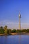 Donauturm Danube Tower in Vienna city