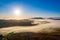 Donegal covered with fog from Crove upper to Teelin - Ireland