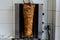 Doner meat from a rotating spit