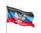 The Donetsk People`s Republic flag