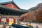 Donghaksa Temple, Gyeryongsan National Park at autumn in Gongju, Korea