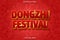 Dongzhi festival editable text effect luxury style