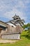 Donjon of Shirakawa Komine Castle, Fukushima Prefecture, Japan