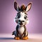 Donkey Delight: Highly Detailed 3D Rendering