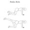Donkey kicks exercise outline