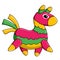 Donkey PiÃ±ata cartoon isolated illustration for Pinata Day on April 18th. Mexican celebration color symbol