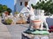 Donkey Statue, Greek Island