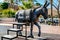 Donkey Statue. Symbol of Mijas village