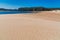 Donnelly river mouth, beach and rippled sand dunes at Pemberton WA