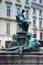 The Donner Fountain (Donnerbrunnen) in Neuer Markt in Vienna, Au