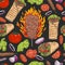 Donner kebab colorful seamless pattern