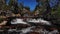 Donner Summit Waterfall in Slow Motion - Aerial