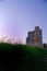 Donnington castle pastel sunset