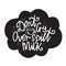 Dont cry over spilt milk. Vector illustration in hand-drawn style. A Cup of milk and lettering