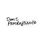 Dont Procrastinate calligraphy quote lettering