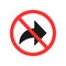 Dont share stop sign. Clipart image.