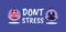 Dont stress. Elimination anxiety and relaxation in lotus position blocking nervousness.