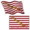 Dont Tread On Me Flag, Waving and Flat, Vector Graphic Illustration