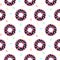 Donut black and pink sweet seamless pattern.