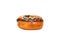 Donut with Chocolate Icing on White Background