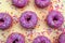 Donut donuts sprinkles on doughnuts pink bright sugar strands background