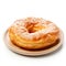 Donut, elegantly isolated against a pristine white background.