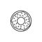 Donut outline icon