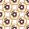 Donut Seamless Background Texture Pattern