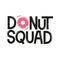 Donut squad vector illustration for print, party, poster, sticker etc. Inspirational illustration