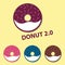 Donuts - Colorful Vector Set For Apps, Websites And Brochures