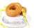 Donuts on Food Scale with Tape Measure