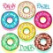 Donuts Punchy Pastel Set of Flavours