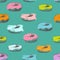 Donuts seamless pattern