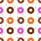 Donuts seamless pattern