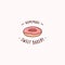 Donuts Shop Logo, Bakery and Dessert Logo, Sign, Emblem, Flat Vector Design