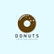 donuts vintage logo, icon and symbol,  illustration design