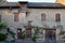 Donzenac old house medieval damaged and used typical wooden and stones of creuse region france