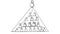 Doodle animation of businesspeople pyramid