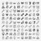 Doodle baby icon sets