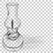 Doodle Classic Oil Lamp, at Transparent Effect Background Streak shading is in another group layer, so you can remove easily