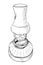 Doodle Classic Oil Lamp, at Transparent Effect Background Streak shading is in another group layer, so you can remove easily