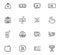 Doodle Cripto-currecy icons set