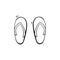 Doodle flip flop sandal illustration icon with hand drawn line art style