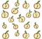 Doodle fruits. Natural red apple  fruit, doodles and vitamin apple. Vegan foods hand drawn, organic fruits or vegetarian food. Vec