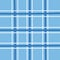 Doodle Gingham Check Plaid Vector Pattern. Vertical and horizontal hand drawn crossing colored stripes. Chequered